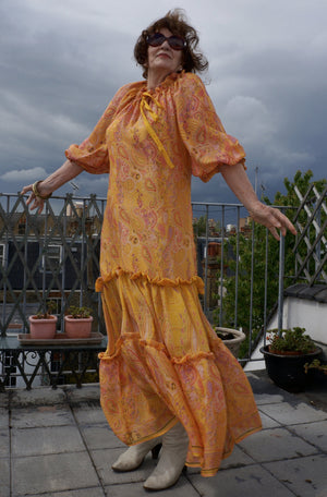 Pure Silk Sunshine Irene Maxi